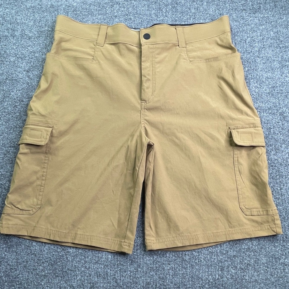 Orvis Cargo‎ Short Mens 36 Tan Stretch Utility Hiking Outdoor Casual